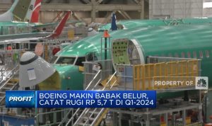 Boeing Makin Babak Belur, Catat Rugi Rp 5,7 T di Q1-2024